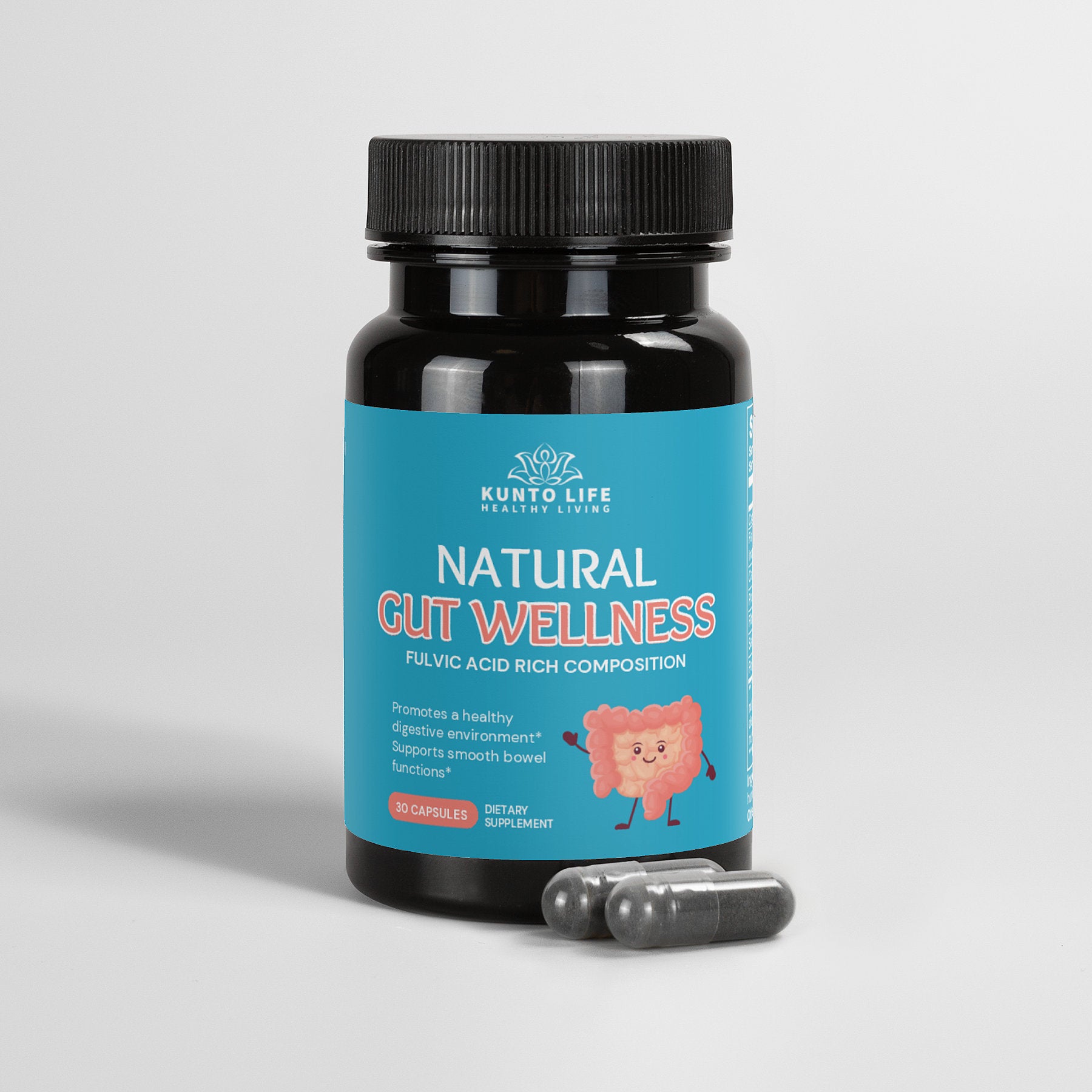 Natural Gut Wellness Capsules - KuntoLife