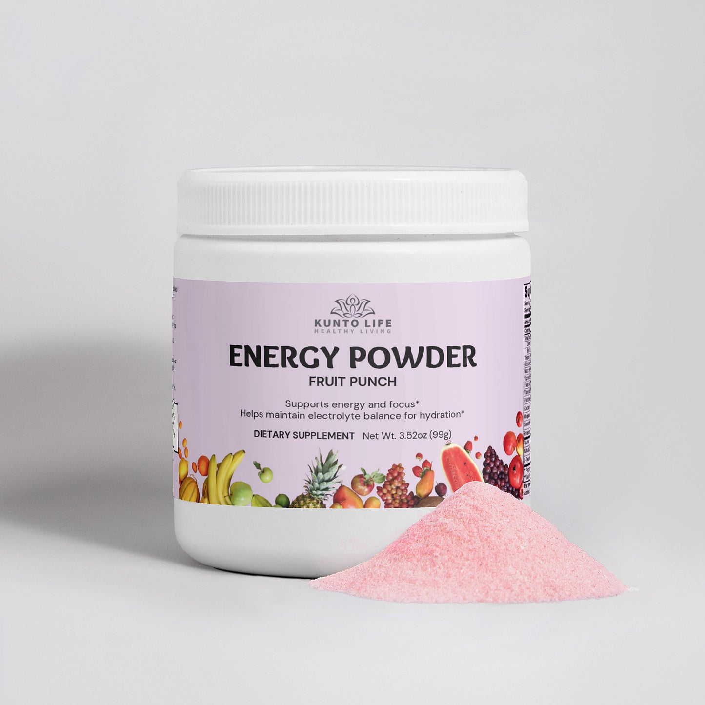 Energy Powder (Fruit Punch) - KuntoLife