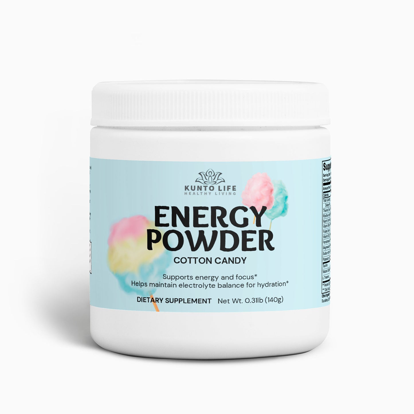 Energy Powder (Cotton Candy) - KuntoLife