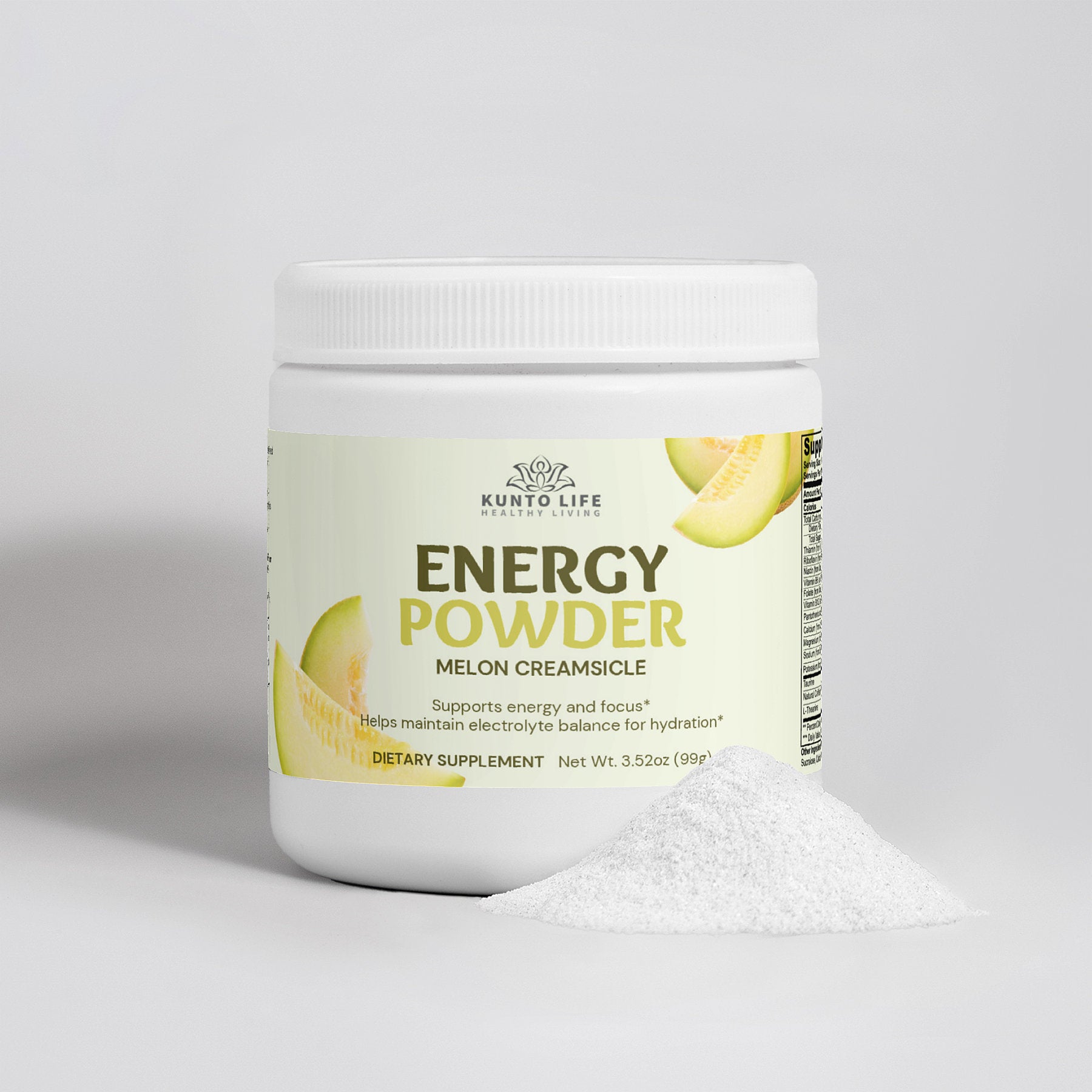 Energy Powder (Melon Creamsicle) - KuntoLife