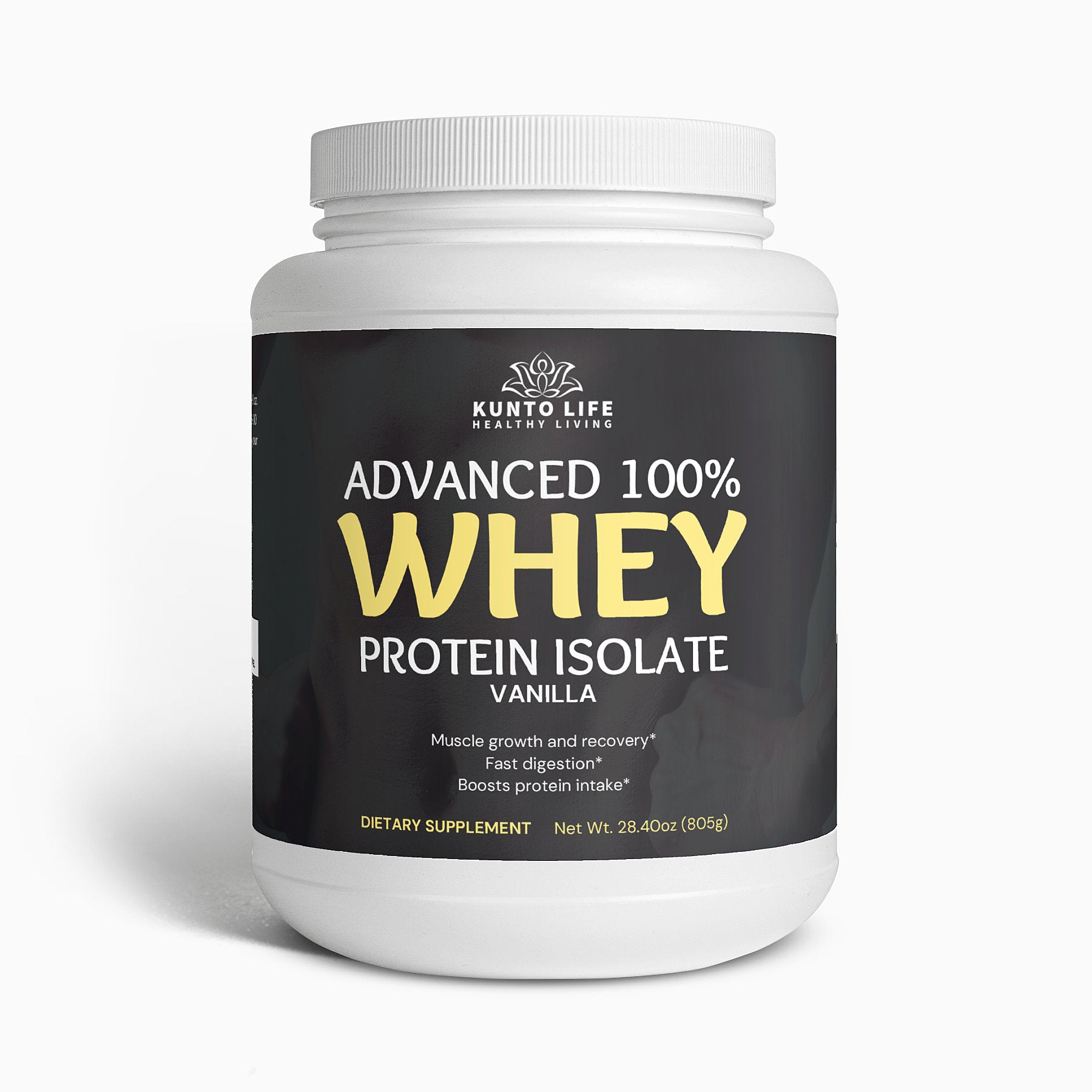 Advanced 100% Whey Protein Isolate (Vanilla) - KuntoLife