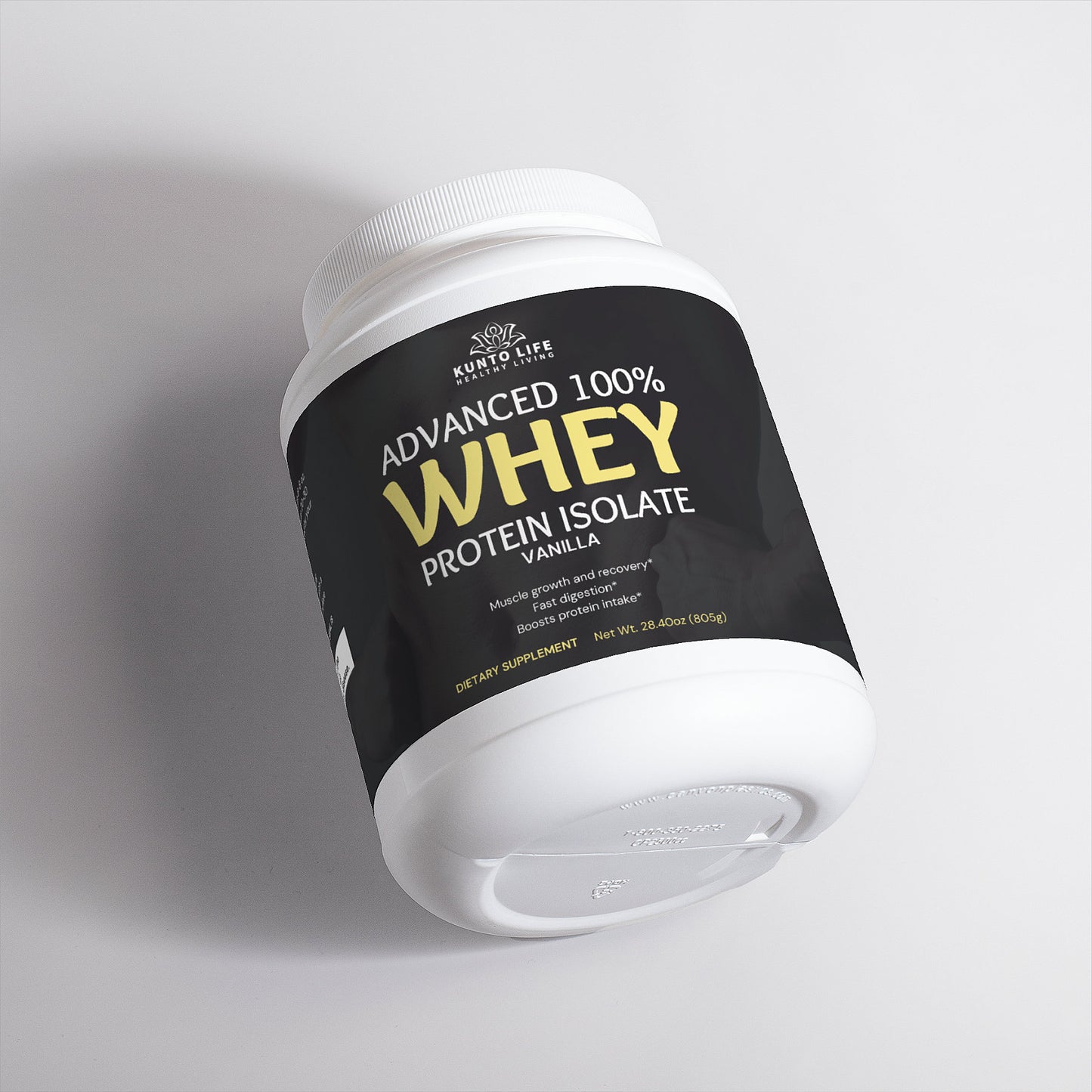 Advanced 100% Whey Protein Isolate (Vanilla) - KuntoLife