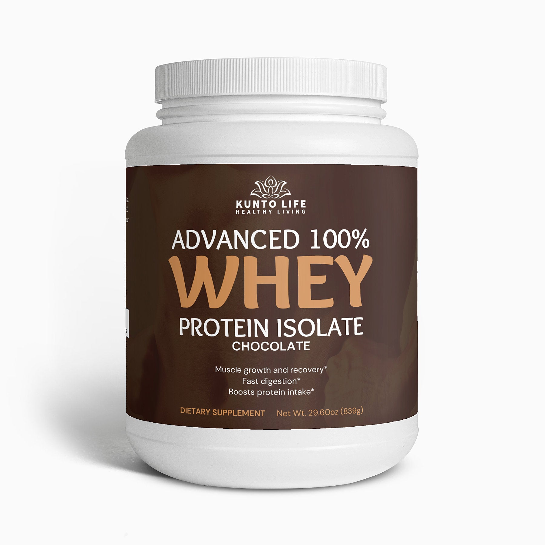 Advanced 100% Whey Protein Isolate (Chocolate) - KuntoLife