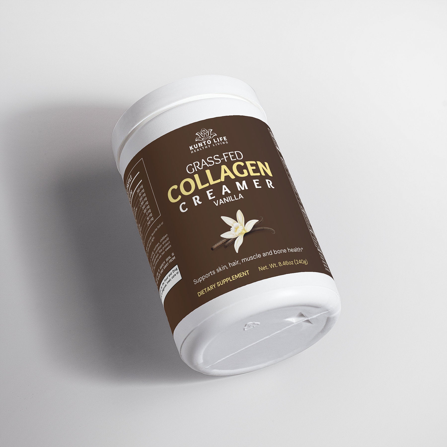 Grass-Fed Collagen Creamer (Vanilla) - KuntoLife