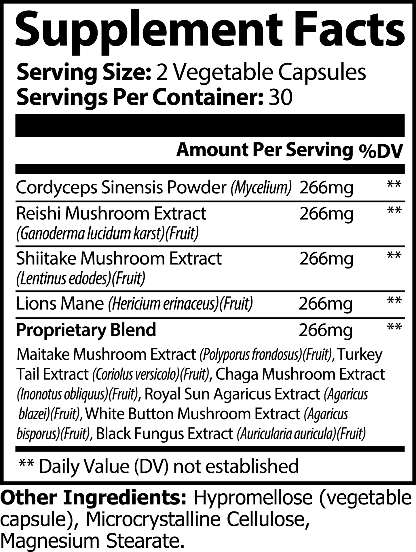 Mushroom Complex 10 X - KuntoLife