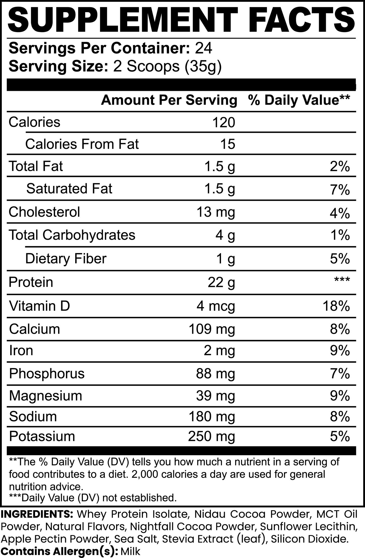 Advanced 100% Whey Protein Isolate (Chocolate) - KuntoLife