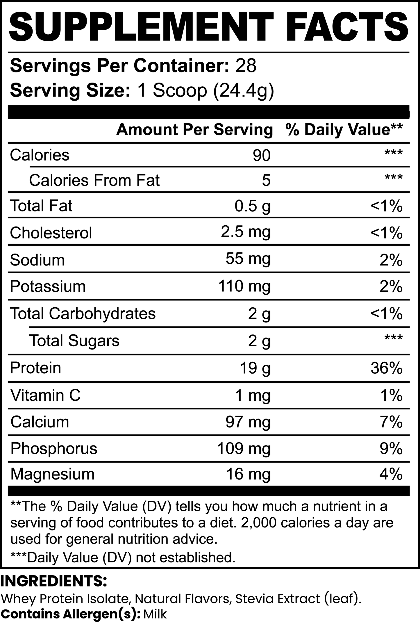 Pure3 100% Whey Protein Isolate (Vanilla) - KuntoLife